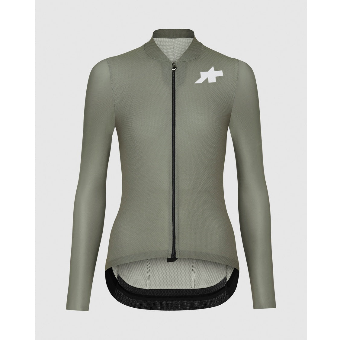 Maillot ASSOS UMA GT S11 EVO Mujer manga larga Verde