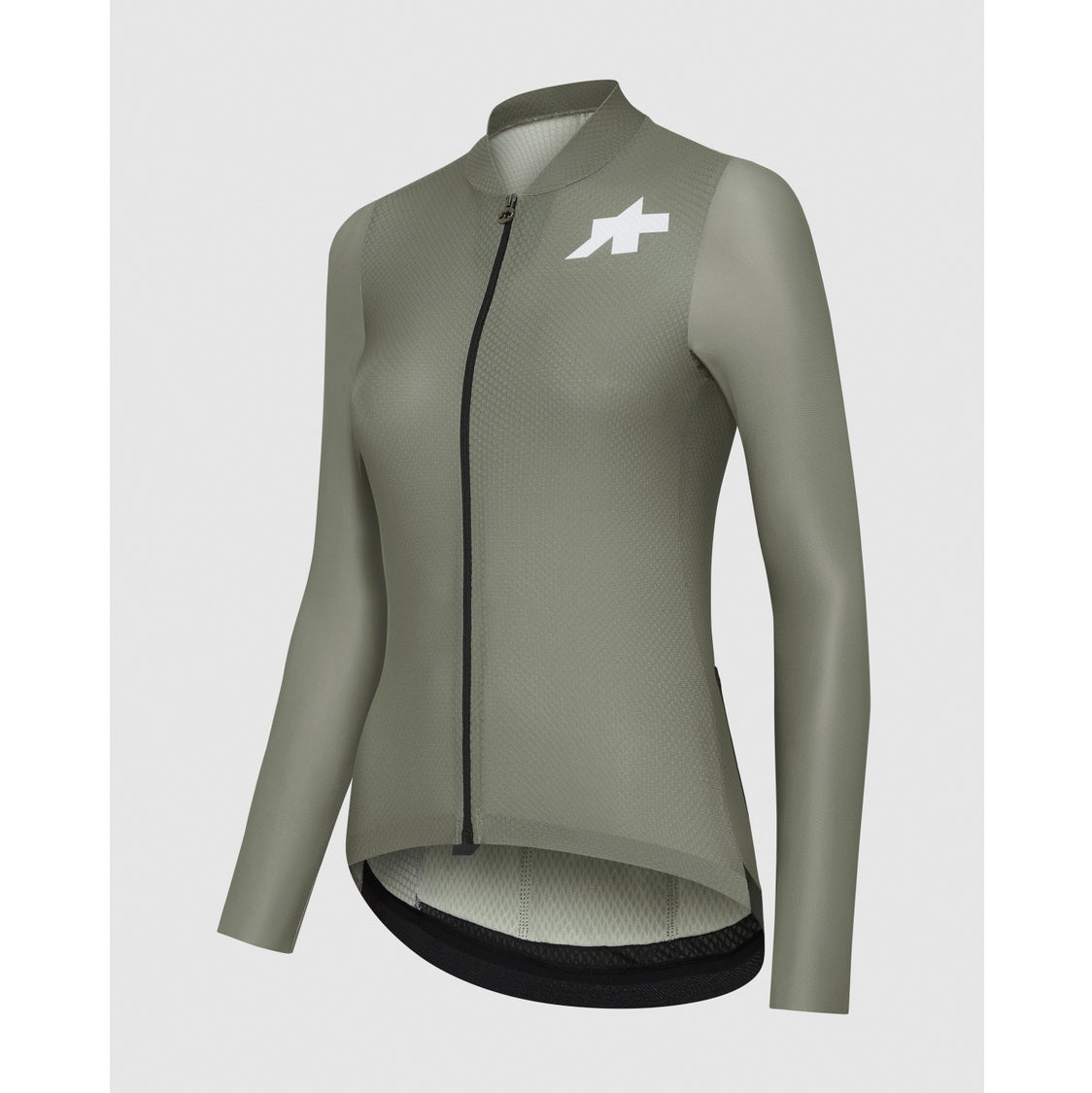 Maillot ASSOS UMA GT S11 EVO Mujer manga larga Verde