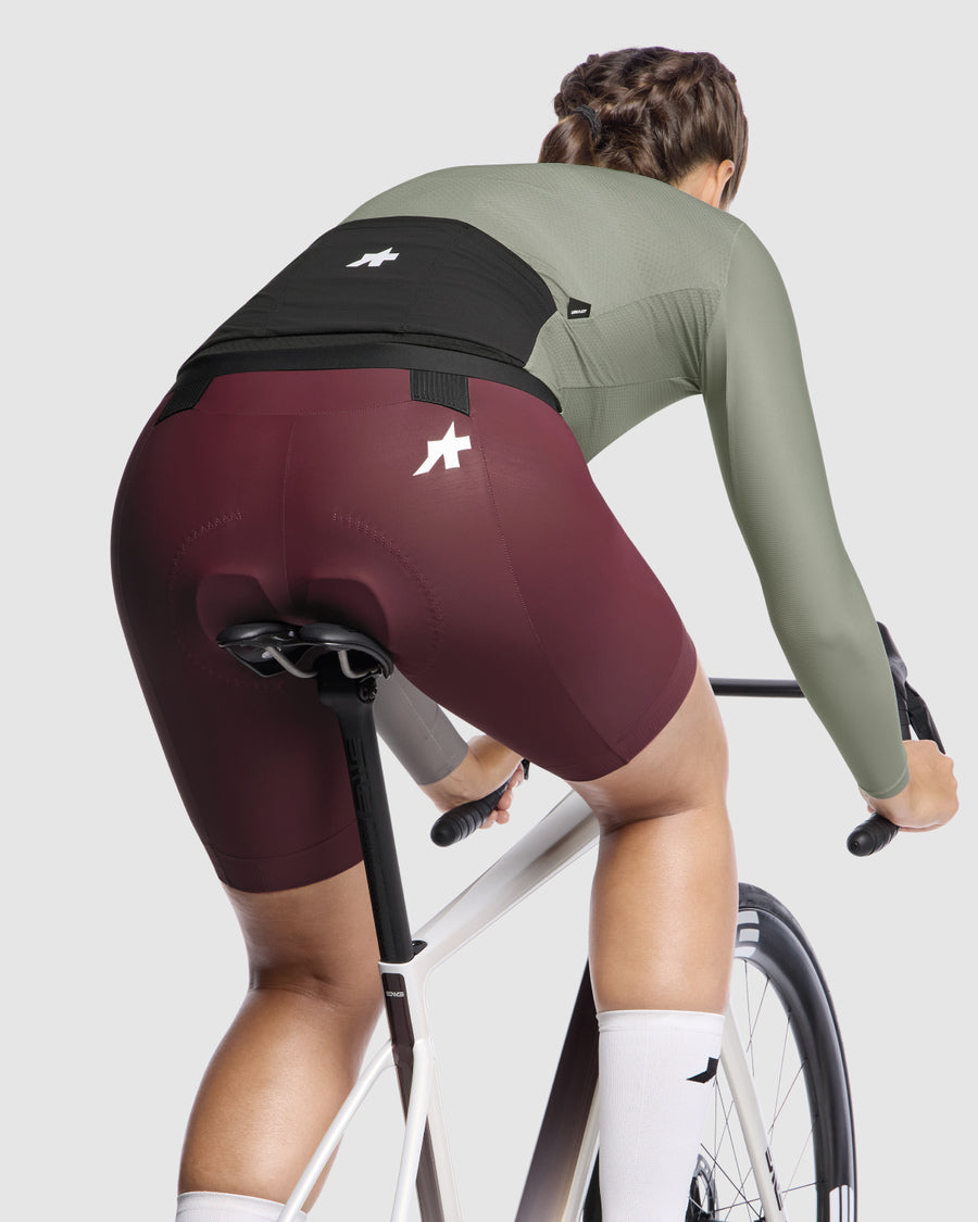 Maillot ASSOS UMA GT S11 EVO Mujer manga larga Verde