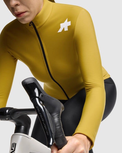 Maillot ASSOS MILLE GT SPRING FALL S11 Mangas Largas Mujer Amarillo