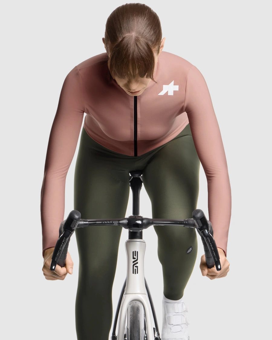 Maillot ASSOS MILLE GT SPRING FALL S11 Mangas Largas Mujer Rosa