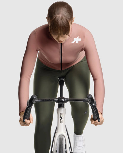 Maillot ASSOS MILLE GT SPRING FALL S11 Mangas Largas Mujer Rosa