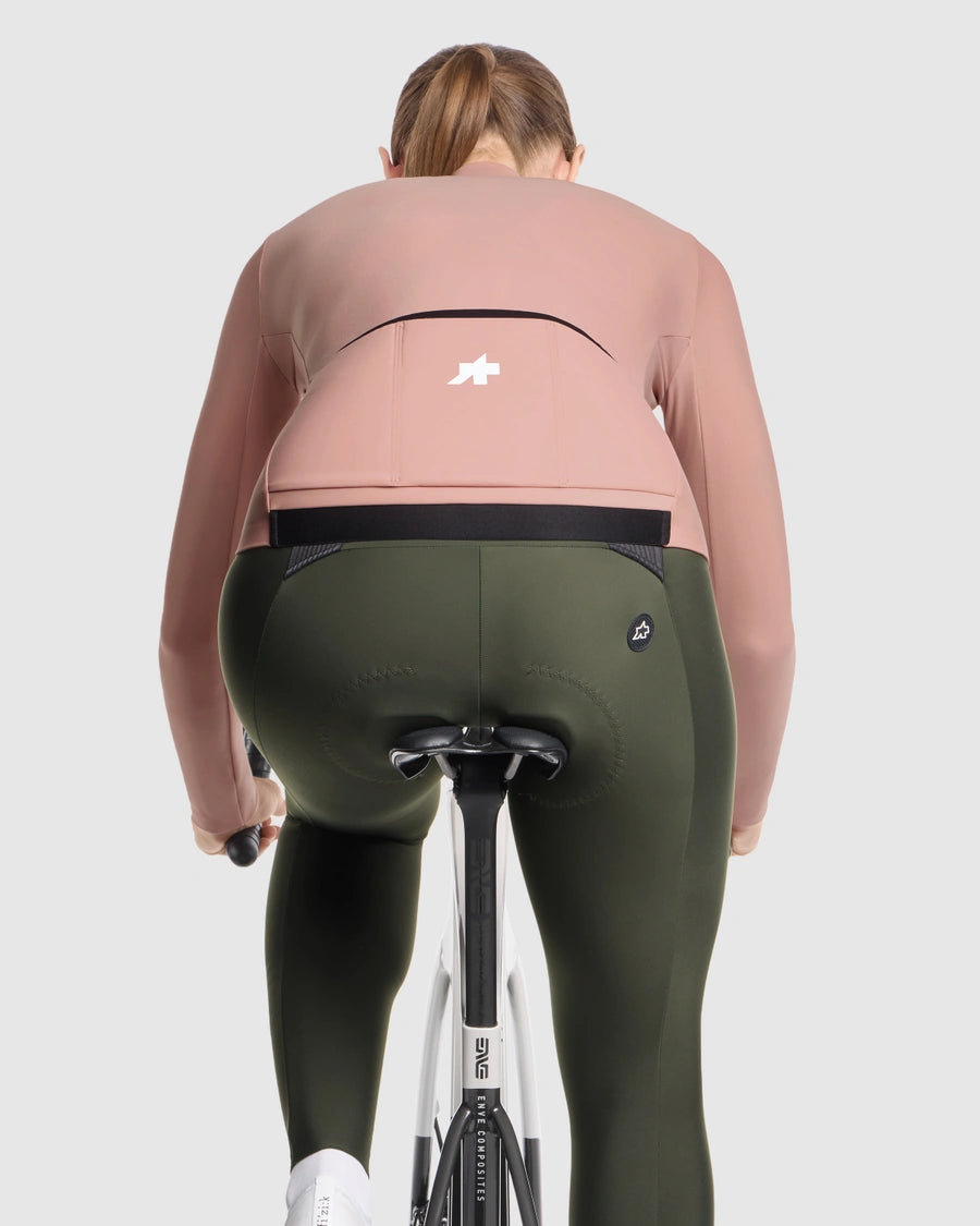 Maillot ASSOS MILLE GT SPRING FALL S11 Mangas Largas Mujer Rosa