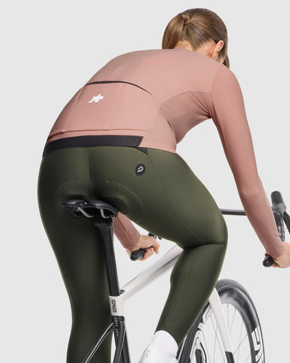 Maillot ASSOS MILLE GT SPRING FALL S11 Mangas Largas Mujer Rosa