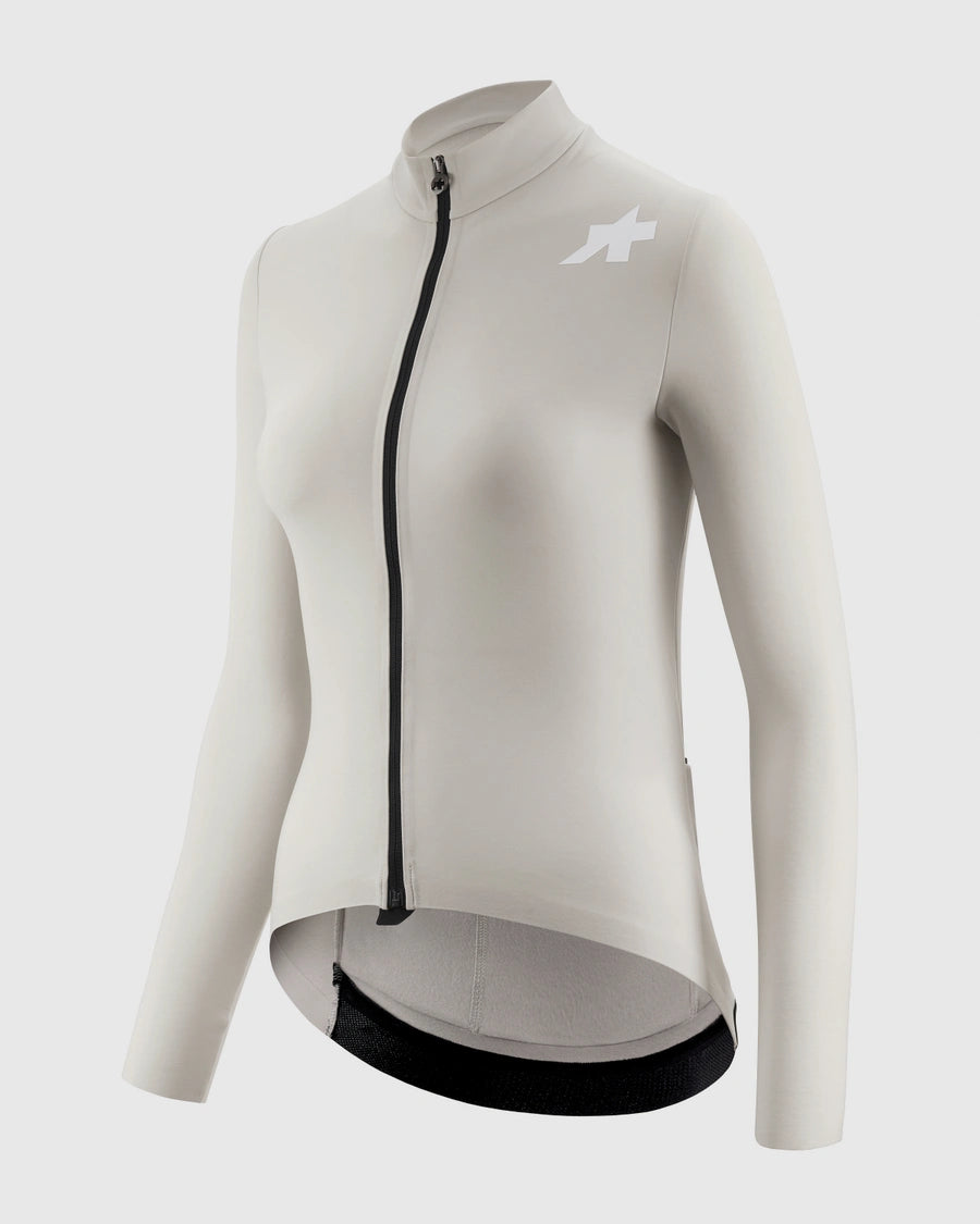 Maillot ASSOS MILLE GT SPRING FALL S11 Mangas Largas Mujer Blanco
