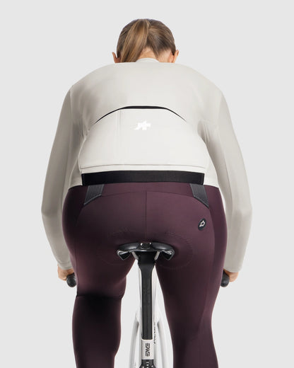 Maillot ASSOS MILLE GT SPRING FALL S11 Mangas Largas Mujer Blanco