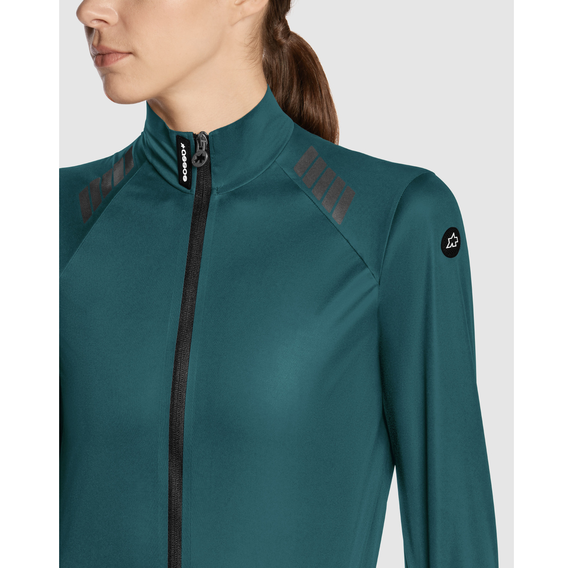 Chaqueta ASSOS UMA GT S11 Foundation Verde Mujer