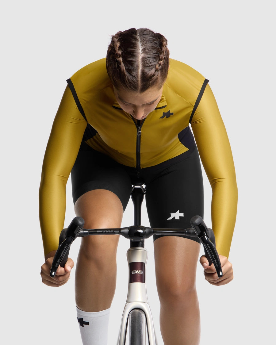 Chaqueta sin mangas ASSOS UMA GT WIND S11 Amarillo Dorado Mujer
