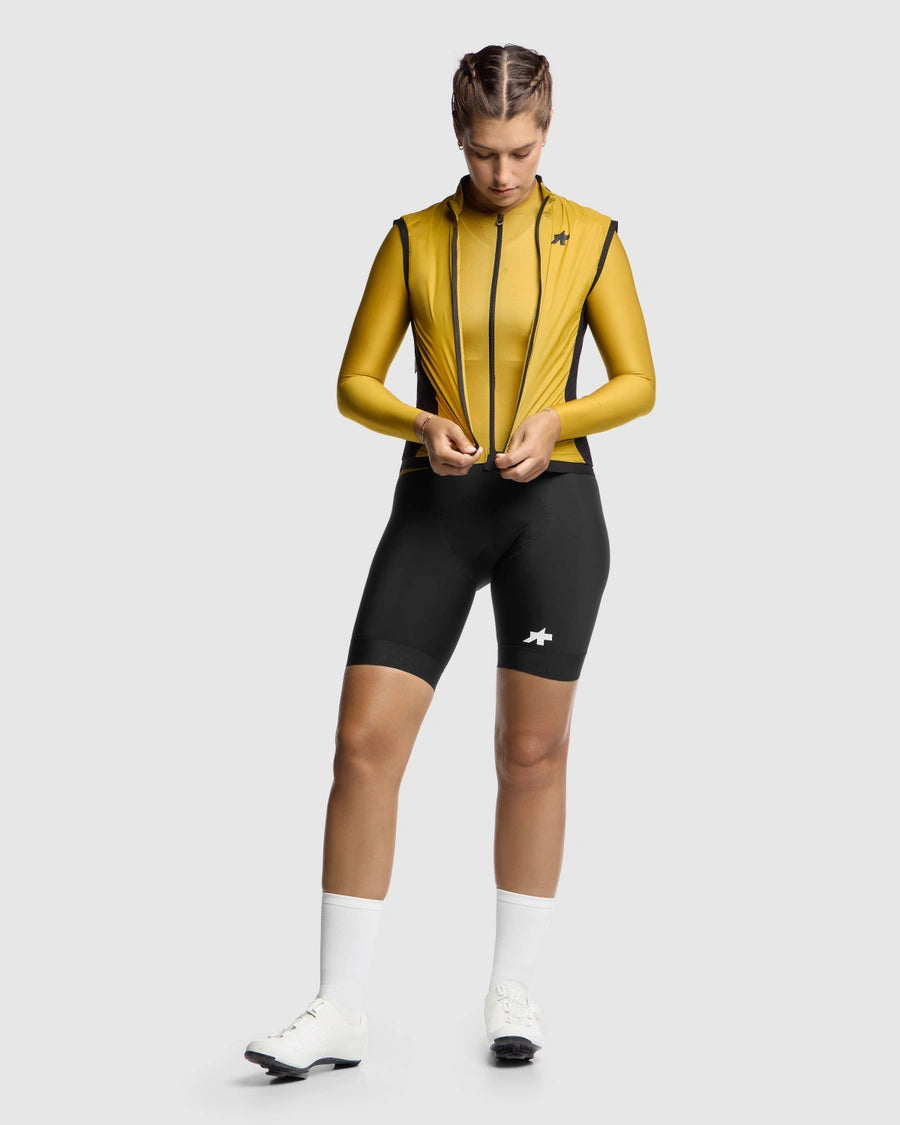 Chaqueta sin mangas ASSOS UMA GT WIND S11 Amarillo Dorado Mujer