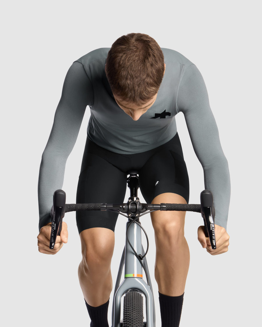 Maillot ASSOS TACTICA TECH T5 Manga Larga Gris