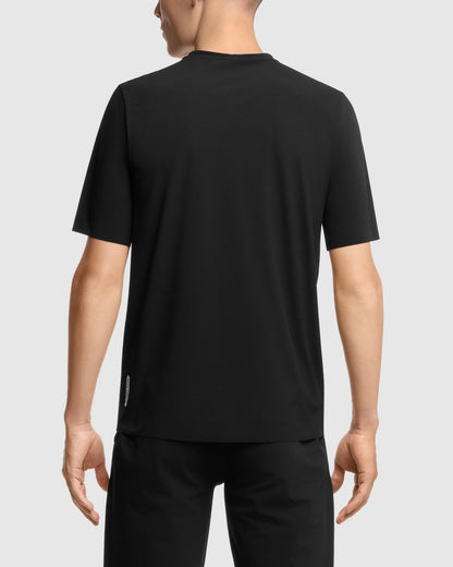 Maillot ASSOS TACTICA POST RIDE T5 Mangas Cortas Negro