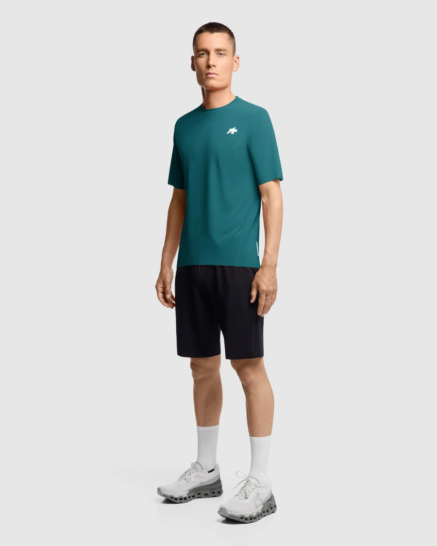 Maillot ASSOS TACTICA POST RIDE T5 Manga Corta Deep Petrol