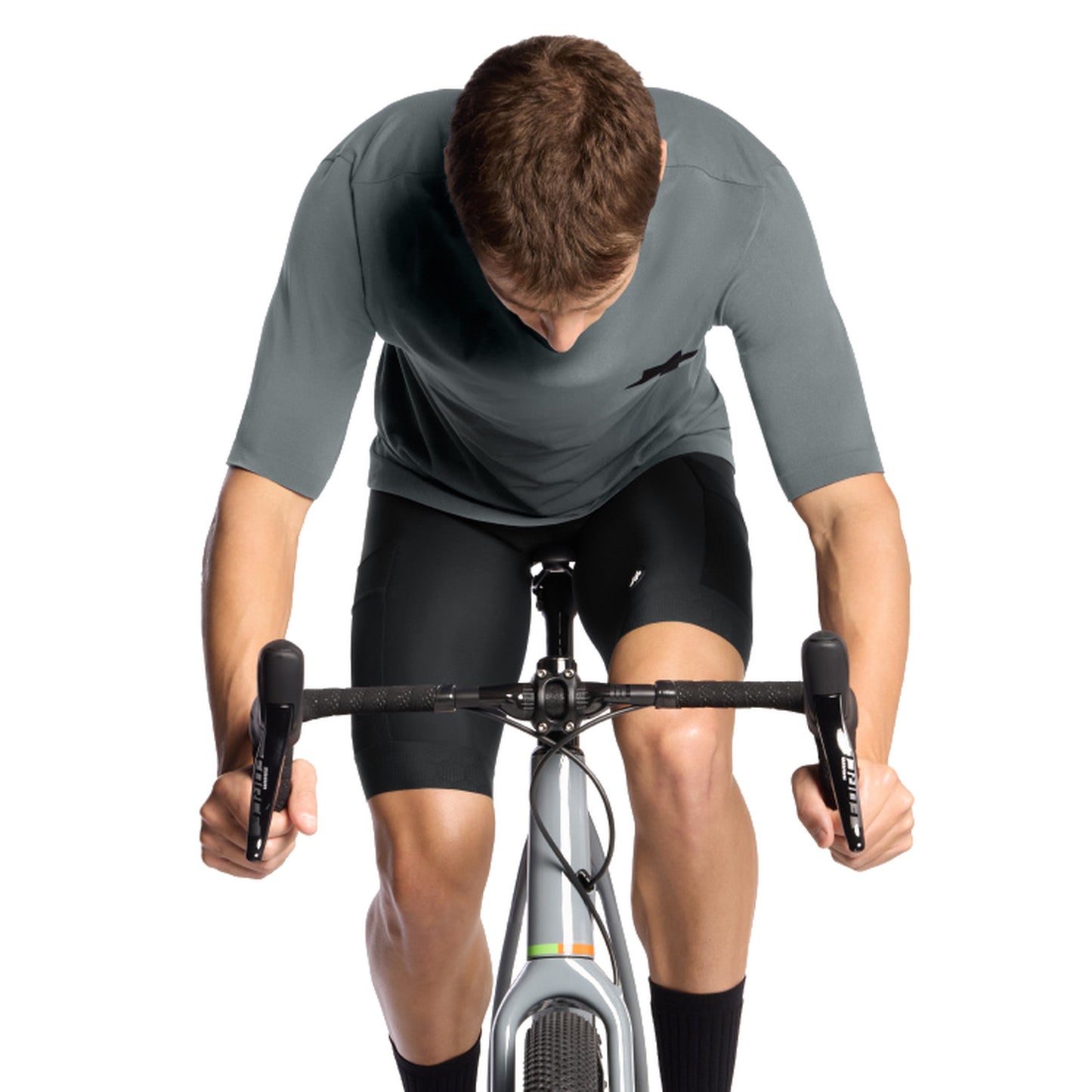 Maillot ASSOS TACTICA TECH T5 de manga corta, gris