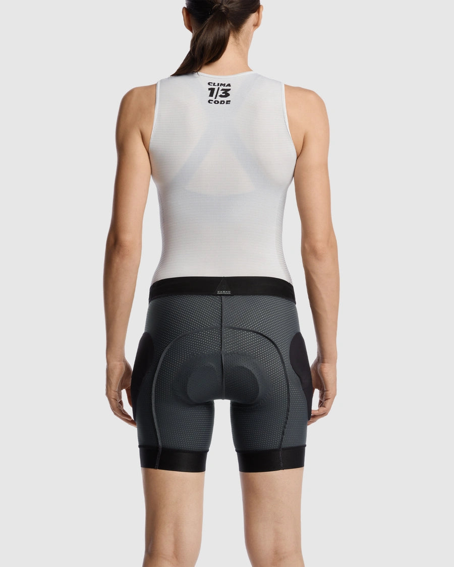 Pantalón Corto ASSOS TRAIL TACTICA HP T3 Mujer Gris