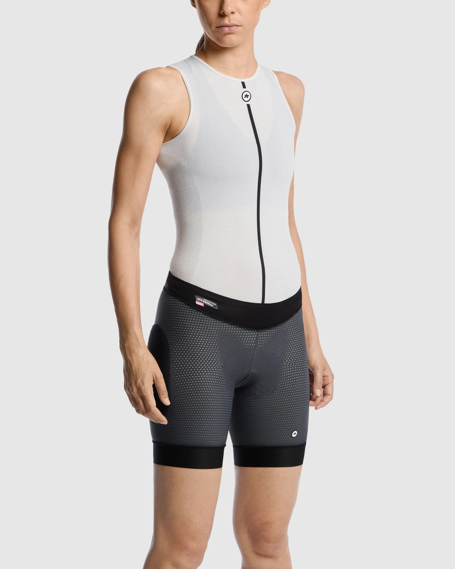 Pantalón Corto ASSOS TRAIL TACTICA HP T3 Mujer Gris