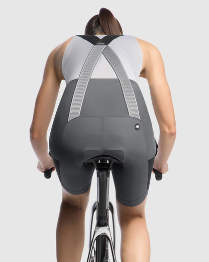 Culotte Corto con Tirantes ASSOS TACTICA KIESKAFER T5 GRAVEL Mujer Gris