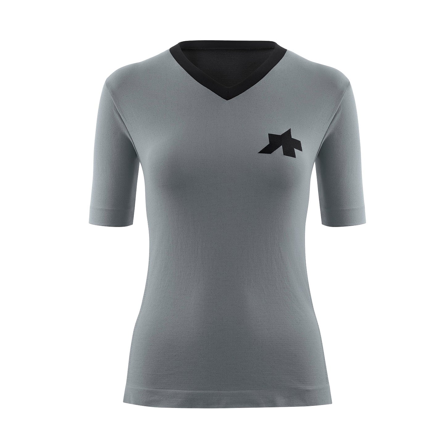 maillot mujer manga corta ASSOS TACTICA TECH T5 gris