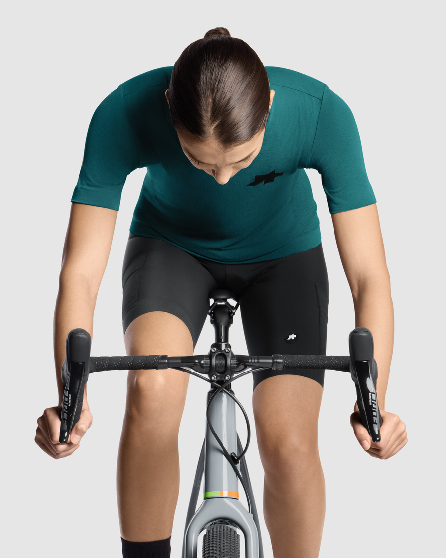 Maillot de manga corta ASSOS TACTICA TECH T5 Mujer Verde