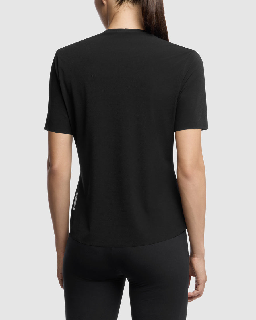 Maillot ASSOS TACTICA POST RIDE T5 Manga Corta Mujer Negro