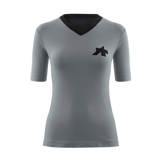 Maillot ASSOS TACTICA TECH T5 de manga corta para mujer, gris
