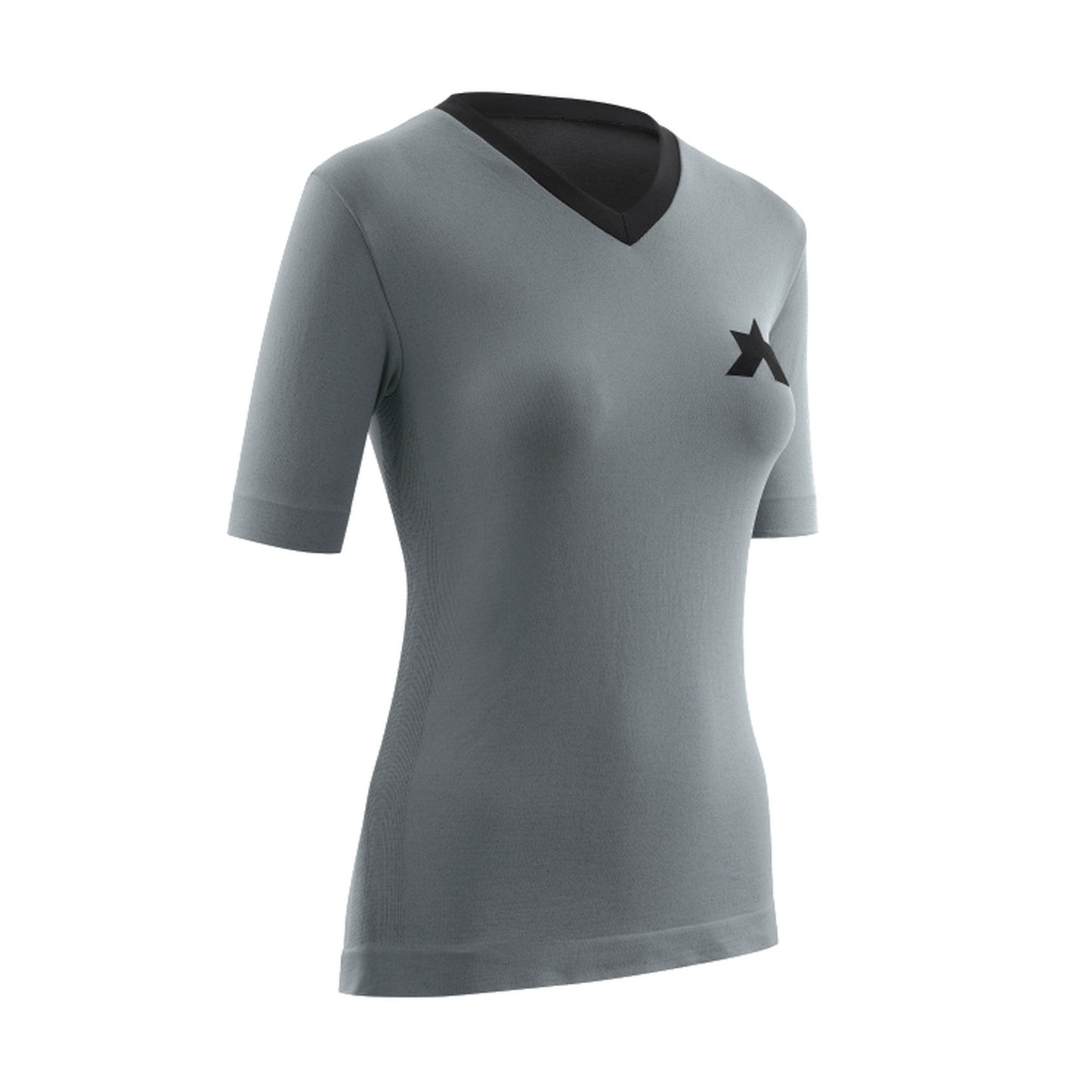 Maillot ASSOS TACTICA TECH T5 de manga corta para mujer, gris