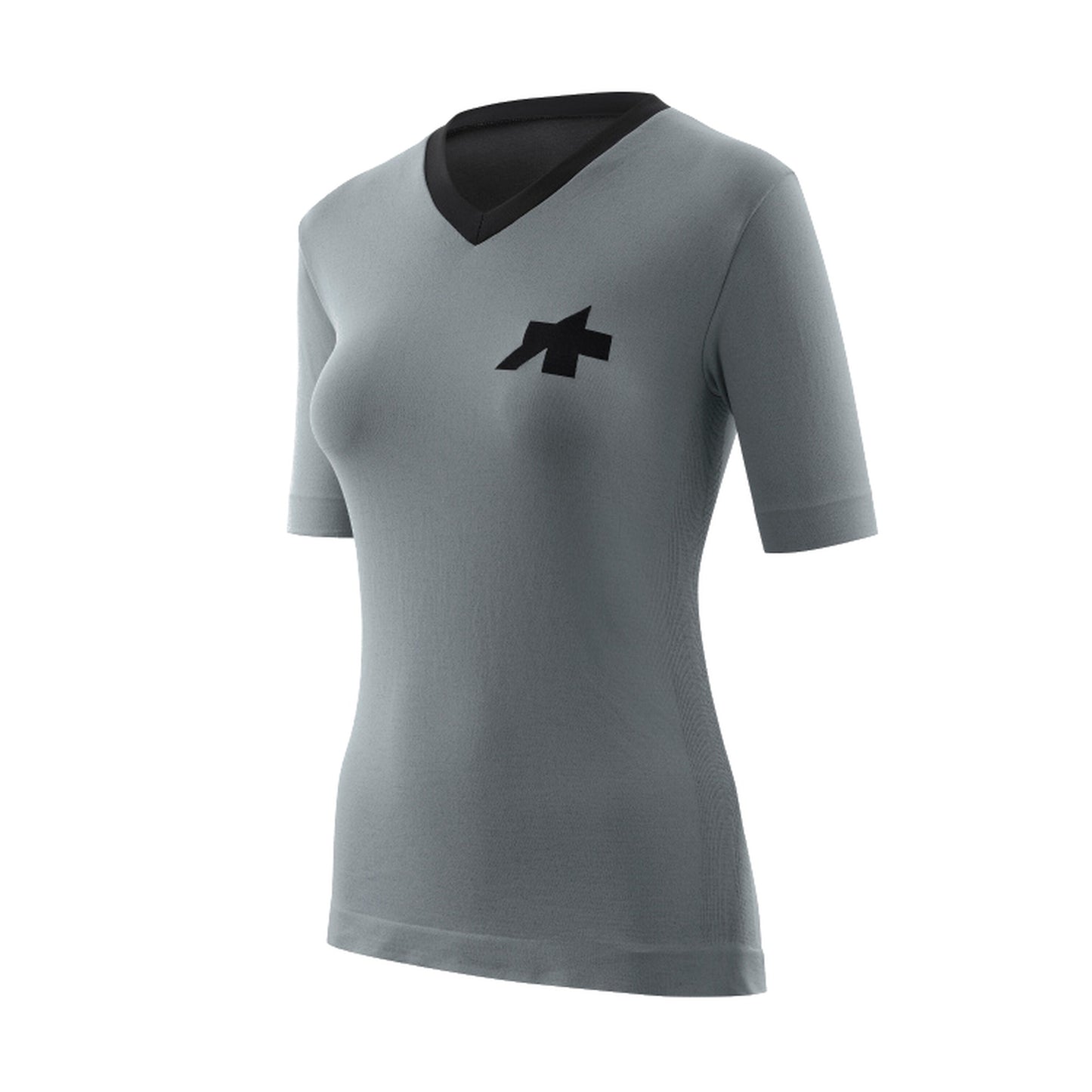 Maillot ASSOS TACTICA TECH T5 de manga corta para mujer, gris