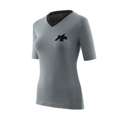Maillot ASSOS TACTICA TECH T5 Mangas Cortas Mujer Gris