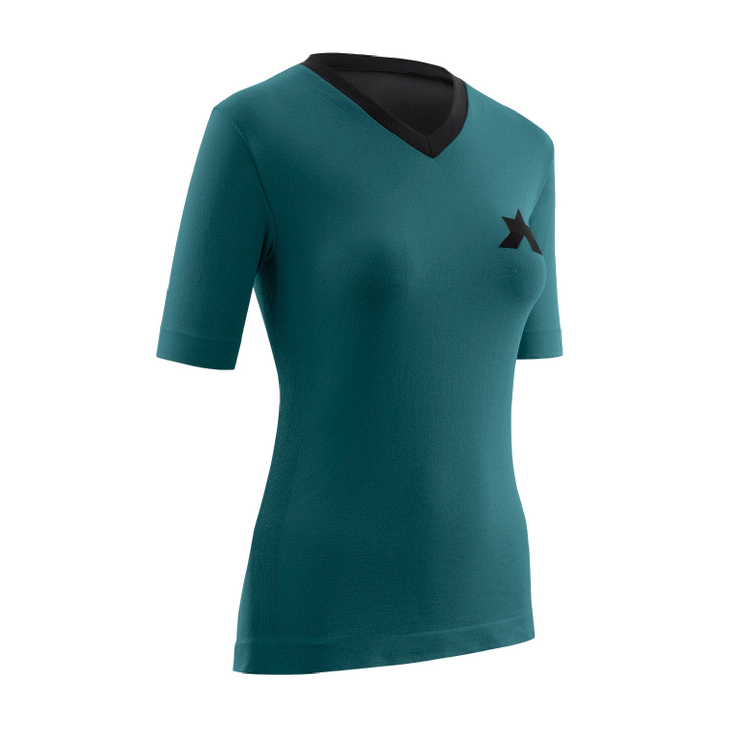 Maillot ASSOS TACTICA TECH T5 de manga corta para mujer, verde