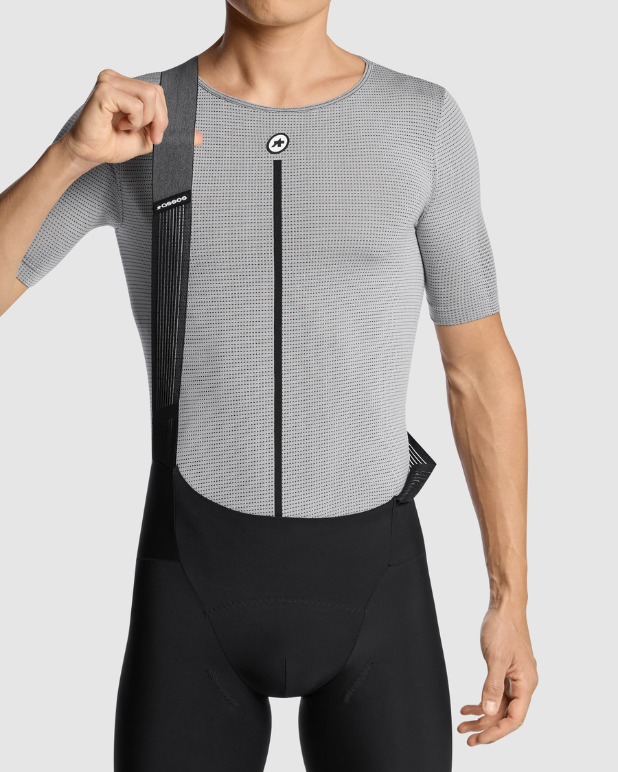 ASSOS NS SKIN LAYER P1 Ropa interior manga corta Gris