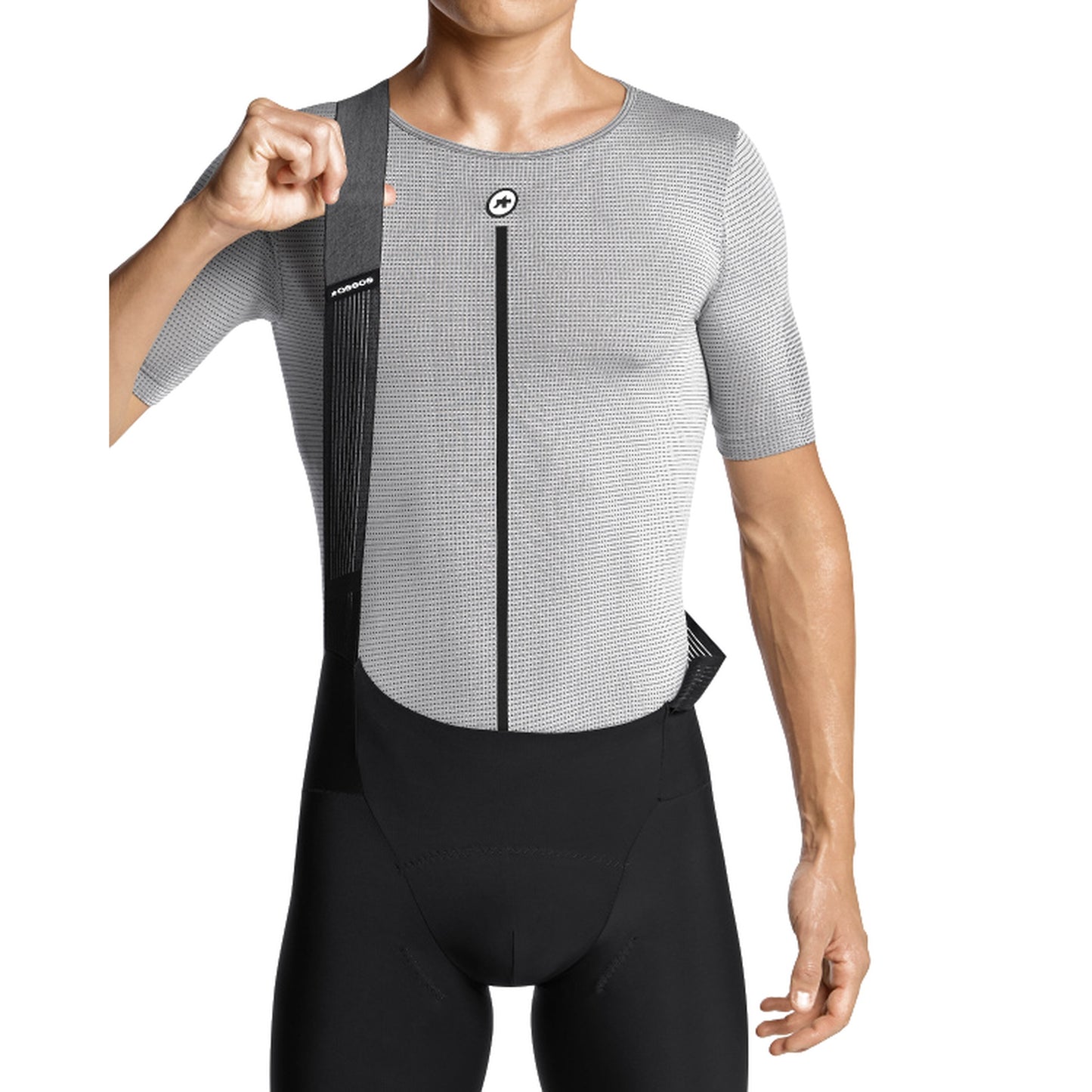 Ropa interior ASSOS NS SKIN LAYER P1 de manga corta, gris
