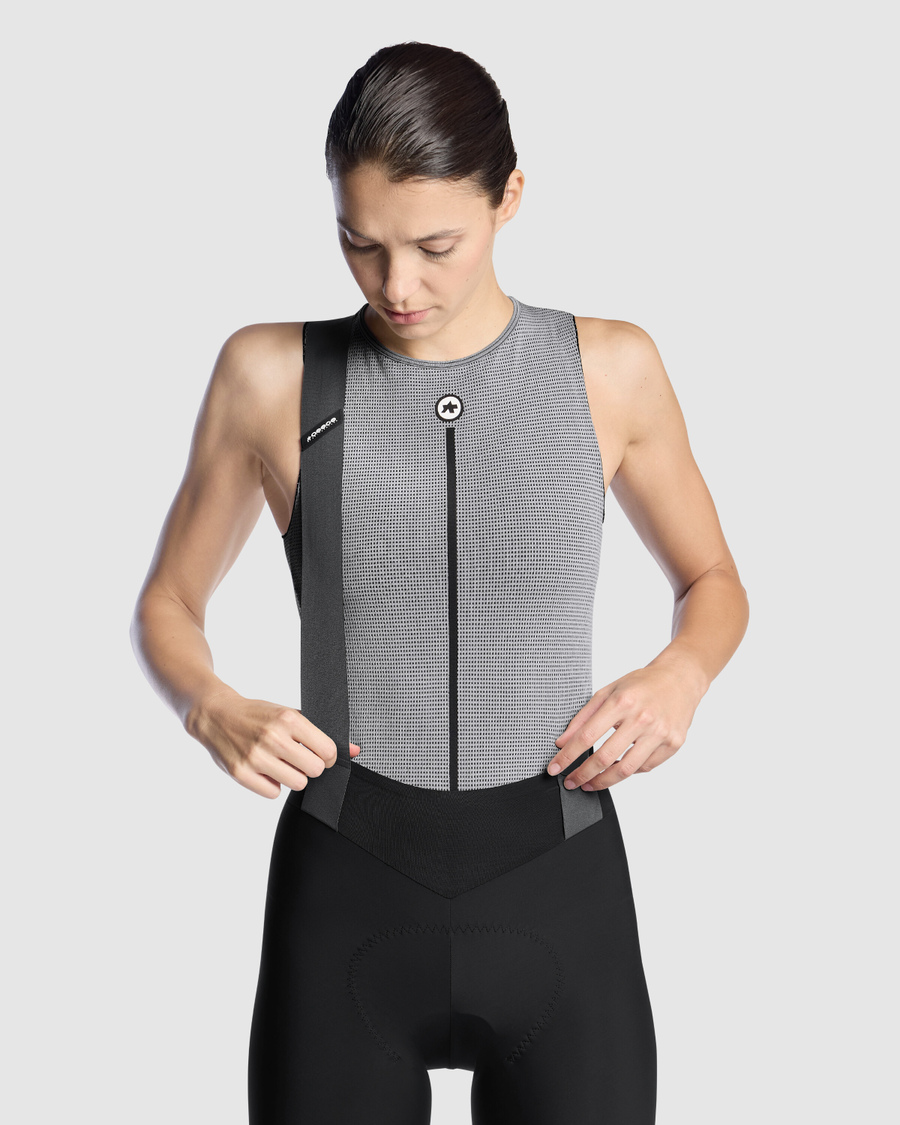 ASSOS NS SKIN LAYER P1 Ropa interior sin mangas para mujer Gris