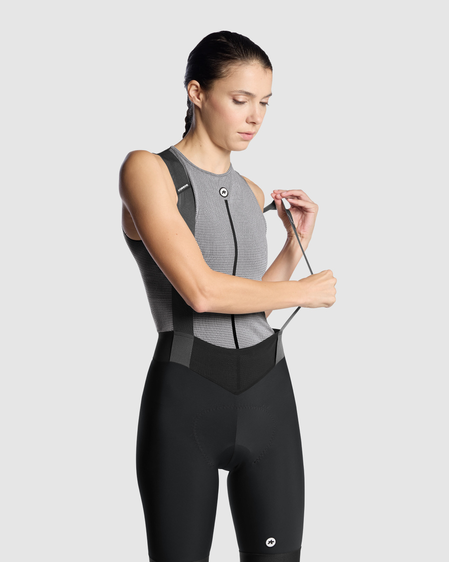 ASSOS NS SKIN LAYER P1 Ropa interior sin mangas para mujer Gris