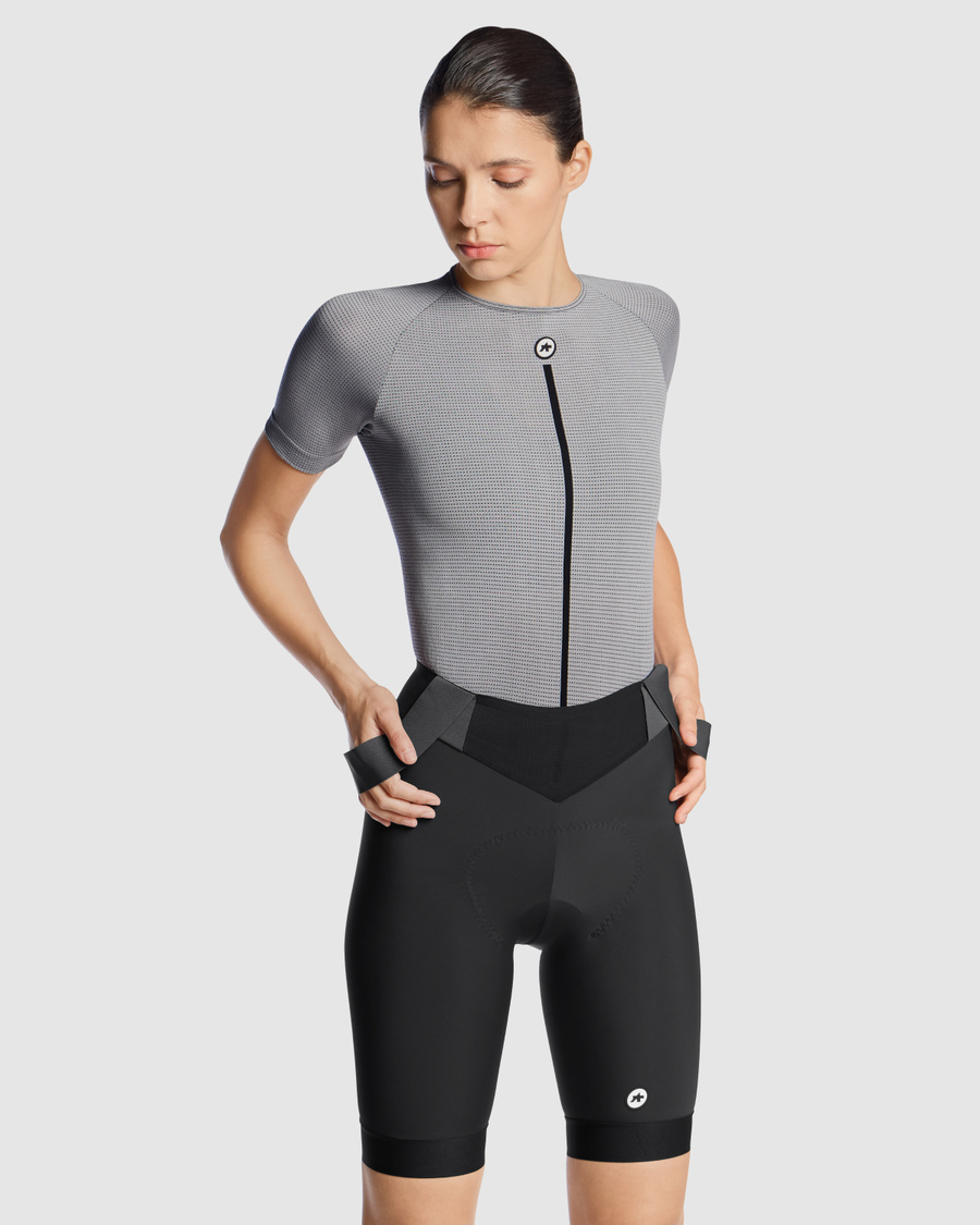 ASSOS NS SKIN LAYER P1 Ropa interior mujer manga corta Gris