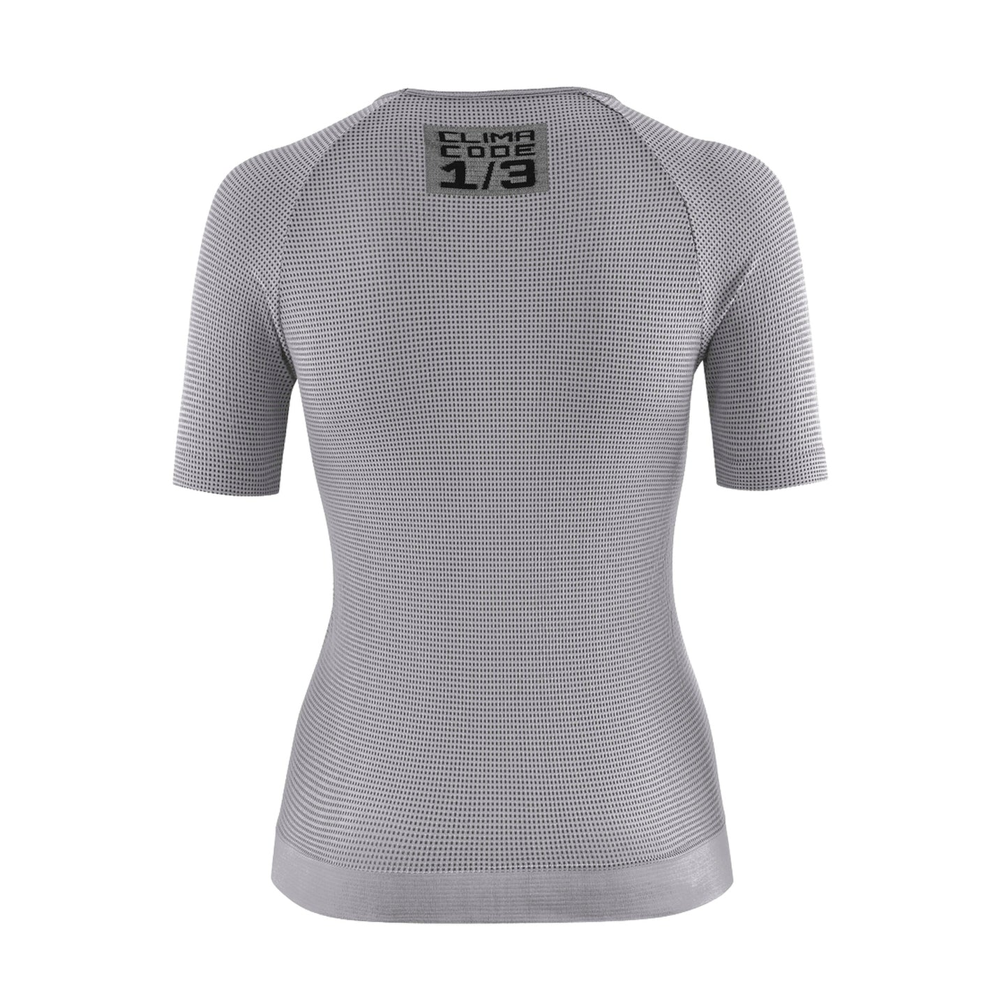 Ropa interior ASSOS NS SKIN LAYER P1 de manga corta para mujer, gris
