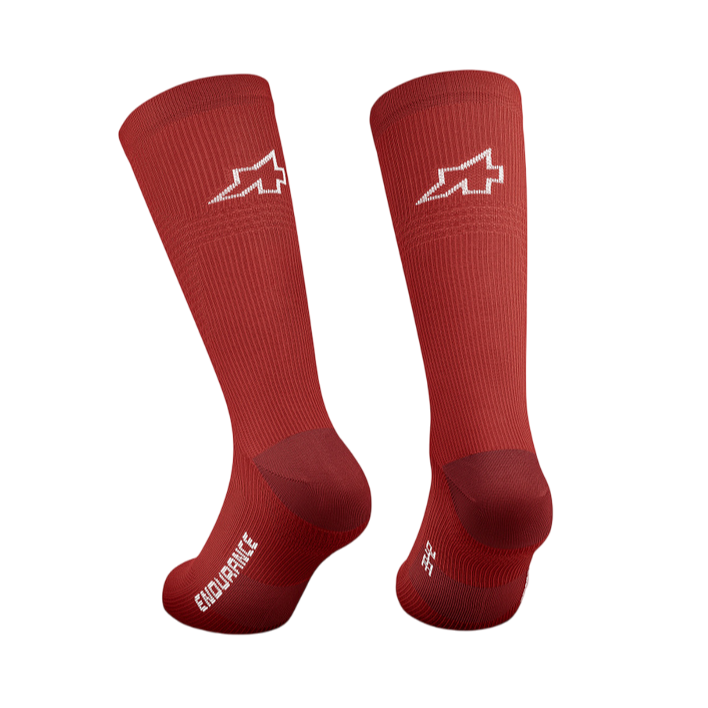 Calcetines ASSOS ENDURANCE S11 Rojo