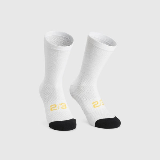Calcetines ASSOS SPRING FALL P3 Blanco