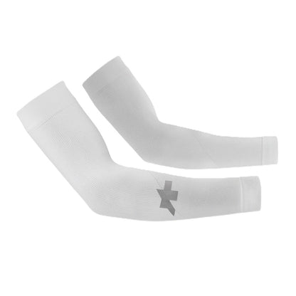 Manguitos ASSOS SUMMER ARM UV PROTECTOR P1 Blanco