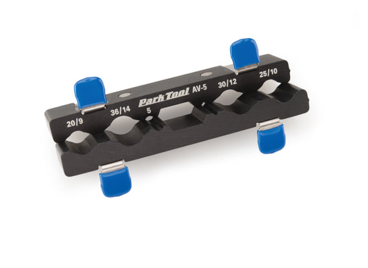 Park Tool AV-5, mordazas blandas de tornillo de banco para ejes y bujes