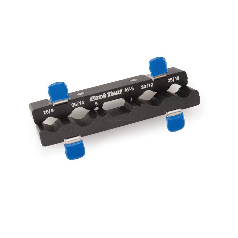 Park Tool AV-5, mordazas blandas de tornillo de banco para ejes y bujes