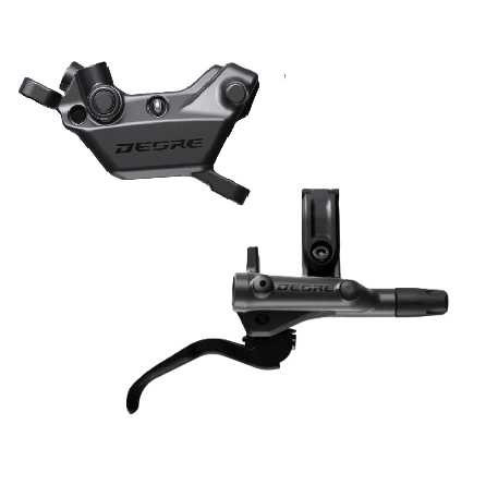Freno Trasero SHIMANO Deore M6220 4 pistones Pastillas Resina (Manguera 1700 mm)