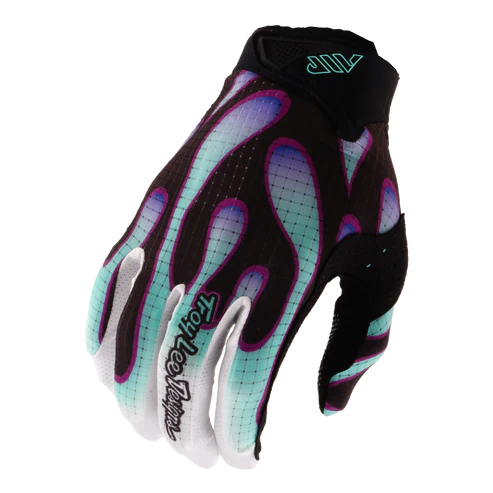 TROY LEE DESIGNS AIR OVERSPRAY Guantes Negro/Real Teal