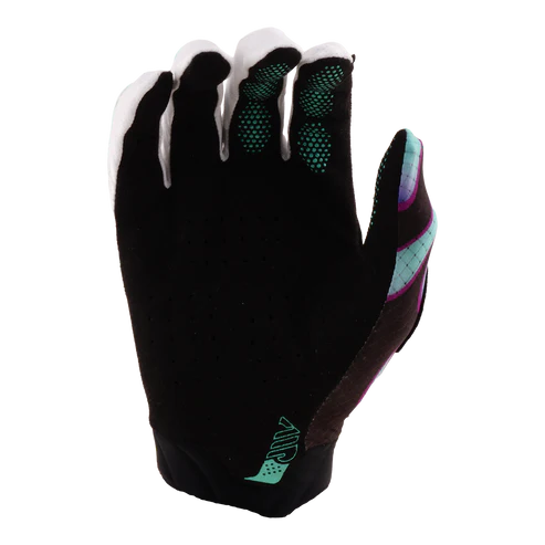 TROY LEE DESIGNS AIR OVERSPRAY Guantes Negro / Real Teal