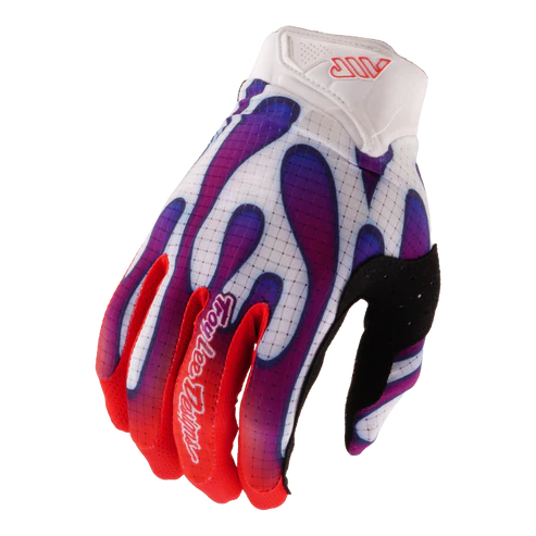 TROY LEE DESIGNS AIR OVERSPRAY Guantes Blanco/Morado