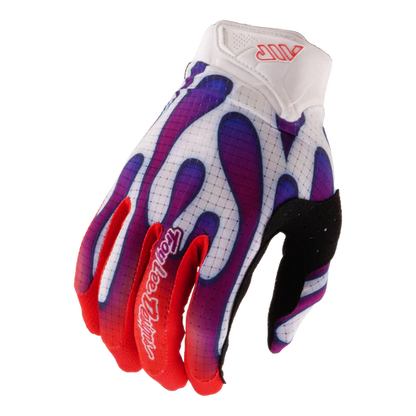 Guantes TROY LEE DESIGNS AIR OVERSPRAY Blanco/Violeta