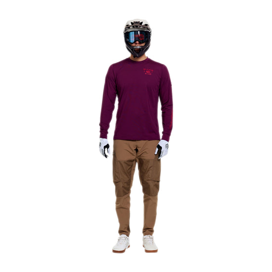 Maillot de manga larga TROY LEE DESIGNS RUCKUS RIDE LOCKDOWN Sangria