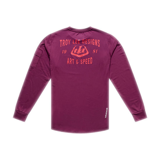 Maillot de manga larga TROY LEE DESIGNS RUCKUS RIDE LOCKDOWN Sangria