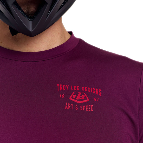 Maillot de manga larga TROY LEE DESIGNS RUCKUS RIDE LOCKDOWN Sangria