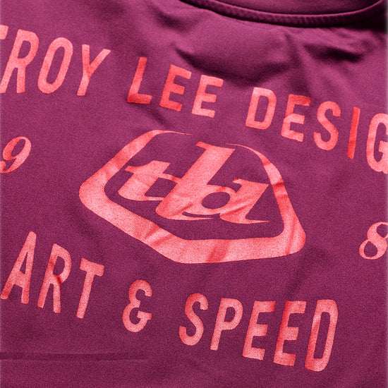 Maillot de manga larga TROY LEE DESIGNS RUCKUS RIDE LOCKDOWN Sangria