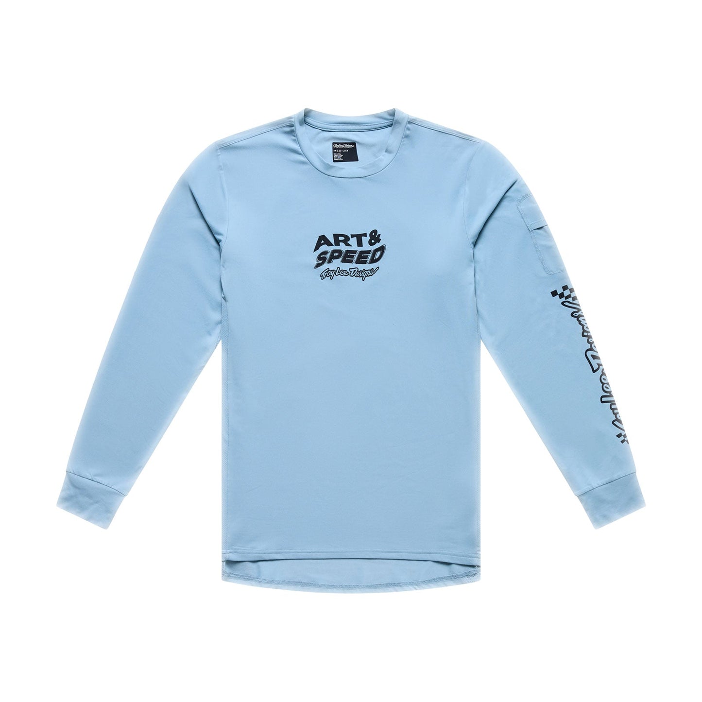 TROY LEE DESIGNS RUCKUS RIDE WAVES Maillot Manga Larga Azul