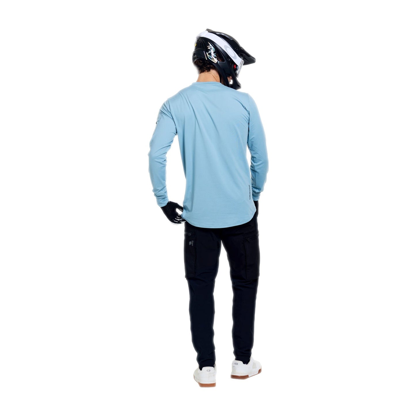 TROY LEE DESIGNS RUCKUS RIDE WAVES Maillot Manga Larga Azul